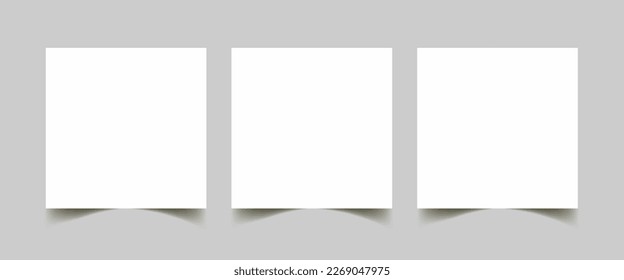social media post mockup layout template	

