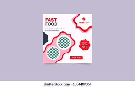 Social Media Post, Online Promotion Design Template