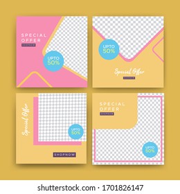 social media post pack design, Can be used for many purpose