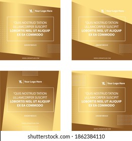 Social Media Post, Quote box frames set, speech bubble textbox, quotation, comment frame. Citation boxes isolated. Template quote icon for blog post, description, bracket text. Set of blank border. 