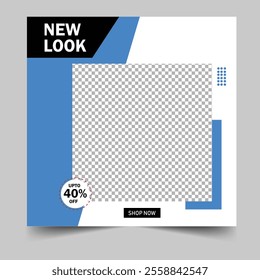 Social media post set of gadget collection template.