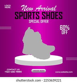 Social media post for shoes
