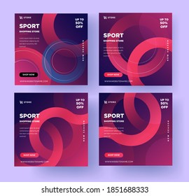 Social Media Post Sports Shoes Sale Template, with a modern design