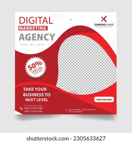  social media post or square flyer template