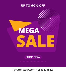 Social media post square sale banner Corporate social media post template. 