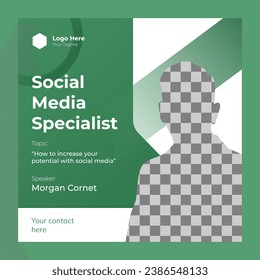 Social media post tamplate simple 