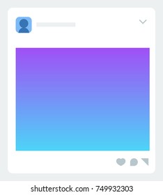 social media post template