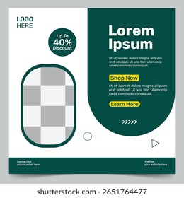 Modelo de postagem de mídia social para qualquer venda