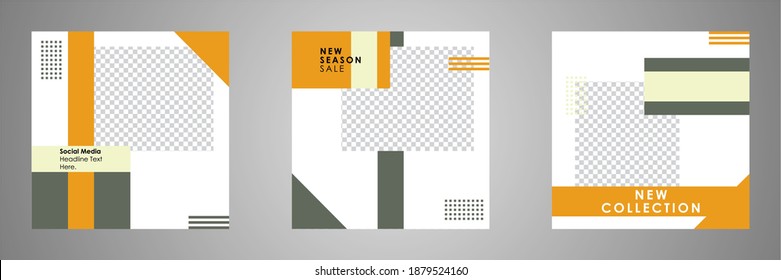 Social Media Post Template. Social Media Banner. Editable Modern Template. Discount Promo Template.