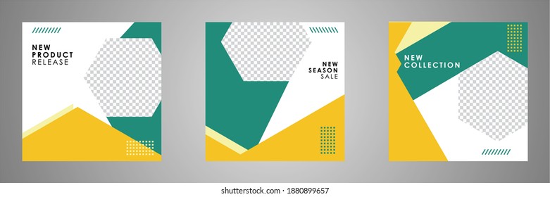 Social Media Post Template. Social Media Banner. Editable Modern Template. Discount Promo Template.