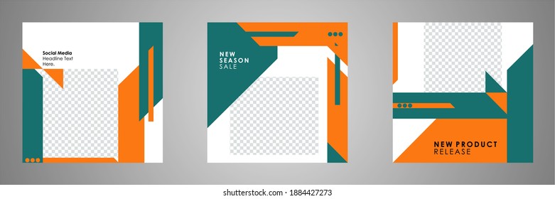Social Media Post Template. Social Media Banner. Editable Modern Template. Discount Promo Template.
