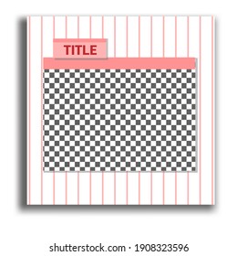 social media post template for business