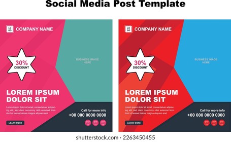 Social Media Post Template for Business