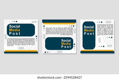 Social media post template for captivating content creation.