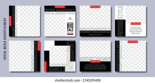 Social Media Post Template for commercial Ads