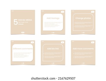 Social media post template with cool topographic design elements and trendy colors.