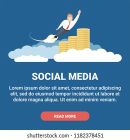 Social media post template design for digital marketing. You may share this vector design on your social media accounts by cropping or resizing image or editing message for your needs. 