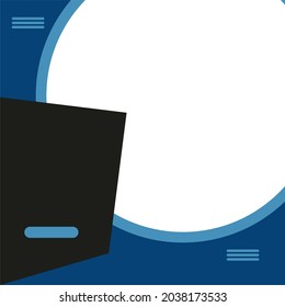social media post template design