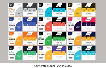 Social Media Post Template Design