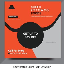 Social Media Post Template Design