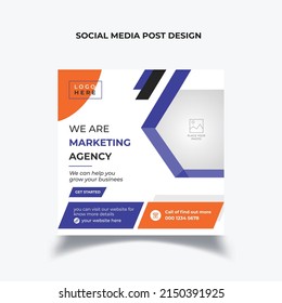 Social Media Post Template Design