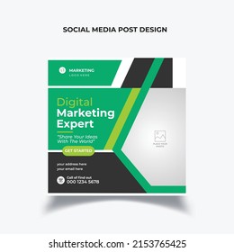 Social Media Post Template Design