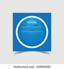 Social media post template Design