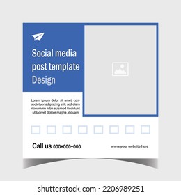 Diseño de plantillas de publicaciones en medios sociales.
