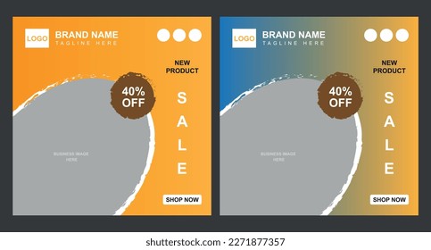 Social Media Post Template Design