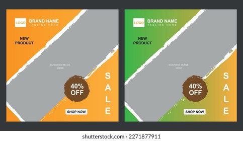 Social Media Post Template Design