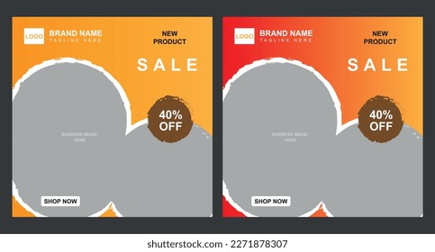 Social Media Post Template Design