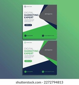 social media post template design, Instagram post design for digital marketing agency and others