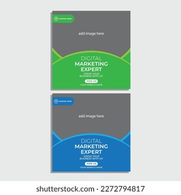social media post template design, Instagram post design for digital marketing agency and others