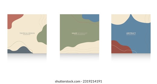social media post template design background, minimalist design vector