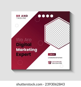 social media post template Design