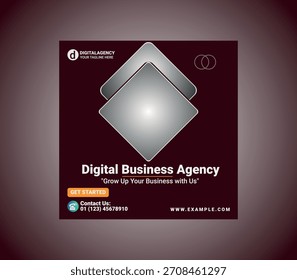 Social Media Post Template Design