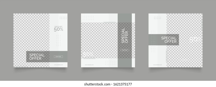 social media post template for digital marketing and sale promo. fashion advertising. banner offer. promotional mockup photo vector frame illustration