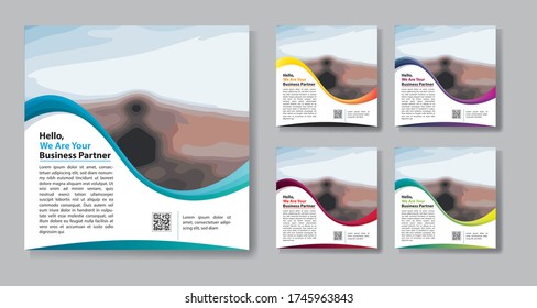 social media post template for digital marketing and sale promo