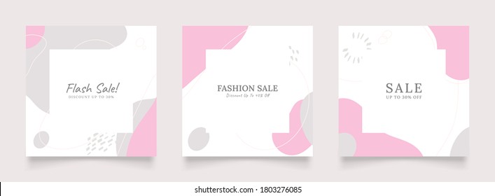 social media post template for digital marketing and sale promo. fashion advertising. banner offer. promotional mockup photo vector frame illustration