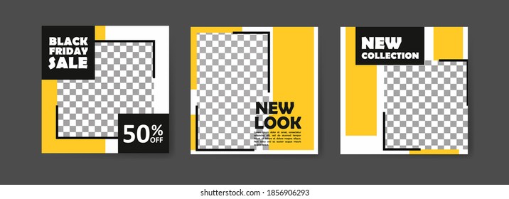 social media post template for digital marketing and sale promo. fashion advertising. Social media banner offer. mockup photo vector frame illustration