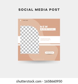 Social Media Post Template editable for Digital Marketing. Promo Brand or business finance.
