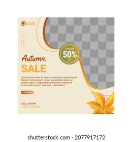 Social Media Post Template, Editable Social Media Banner Template