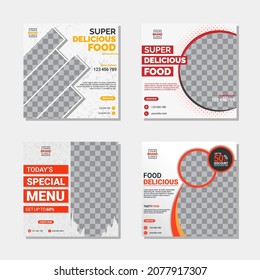 Social Media Post Template, Editable Social Media Banner Template