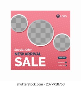 Social Media Post Template  Editable Social Media Banner Template