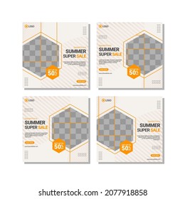 Social Media Post Template  Editable Social Media Banner Template
