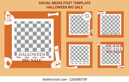 Social Media Post Template. Social Media Post Template Halloween Big Sale is suitable for events, celebrations, banners, announcements, websites and more.
