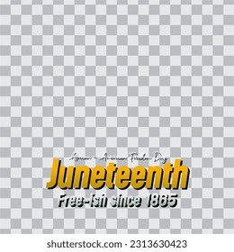 Plantilla de publicación de medios sociales para el día 19 de junio, Día de la celebración, libertad, día de la emancipación el 19 de junio, historia y herencia afroamericana.