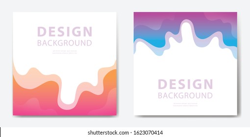 Social media post template. Modern promotion square web banner for social media post template.