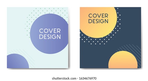 Social media post template. Modern promotion square web banner for social media post template.