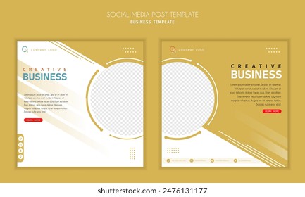 Social media post template modern design, for business digital marketing online, banner and poster